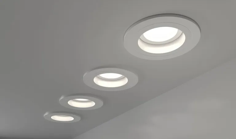 lights on the ceiling after recessed lighting installation Palatine based